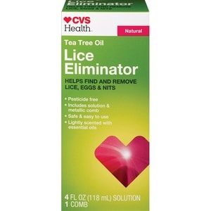 slide 1 of 1, CVS Health Tea Tree Oil Lice Eliminator, 4 oz