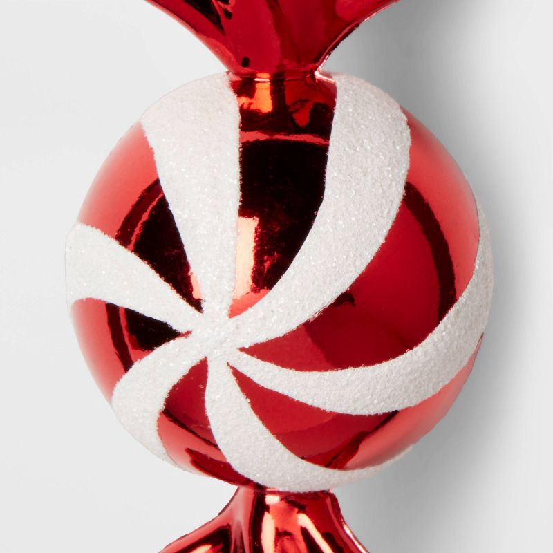 slide 3 of 3, Peppermint Candy Christmas Tree Ornament Red/White - Wondershop™, 1 ct