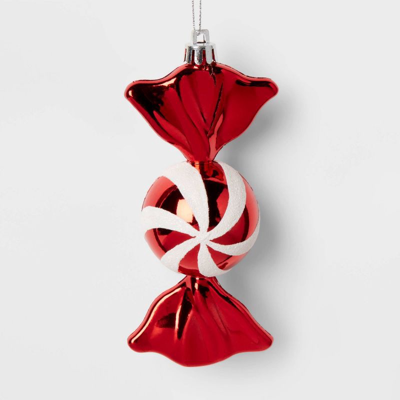 slide 1 of 3, Peppermint Candy Christmas Tree Ornament Red/White - Wondershop™, 1 ct