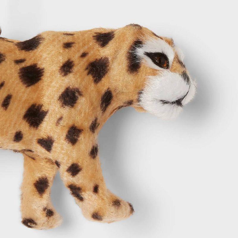 slide 3 of 3, Faux Fur Leopard Christmas Tree Ornament - Wondershop™, 1 ct