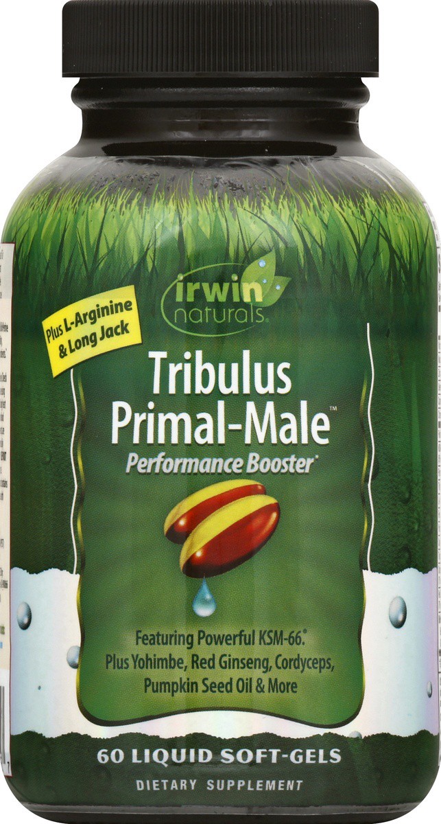 slide 5 of 6, Irwin Naturals Tribulus Primal Male, 60 ct