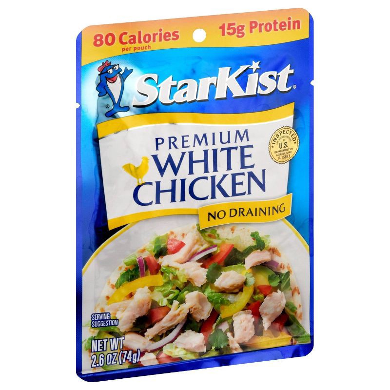 slide 2 of 9, Starkist Premium White Chicken - 2.6oz, 2.6 oz
