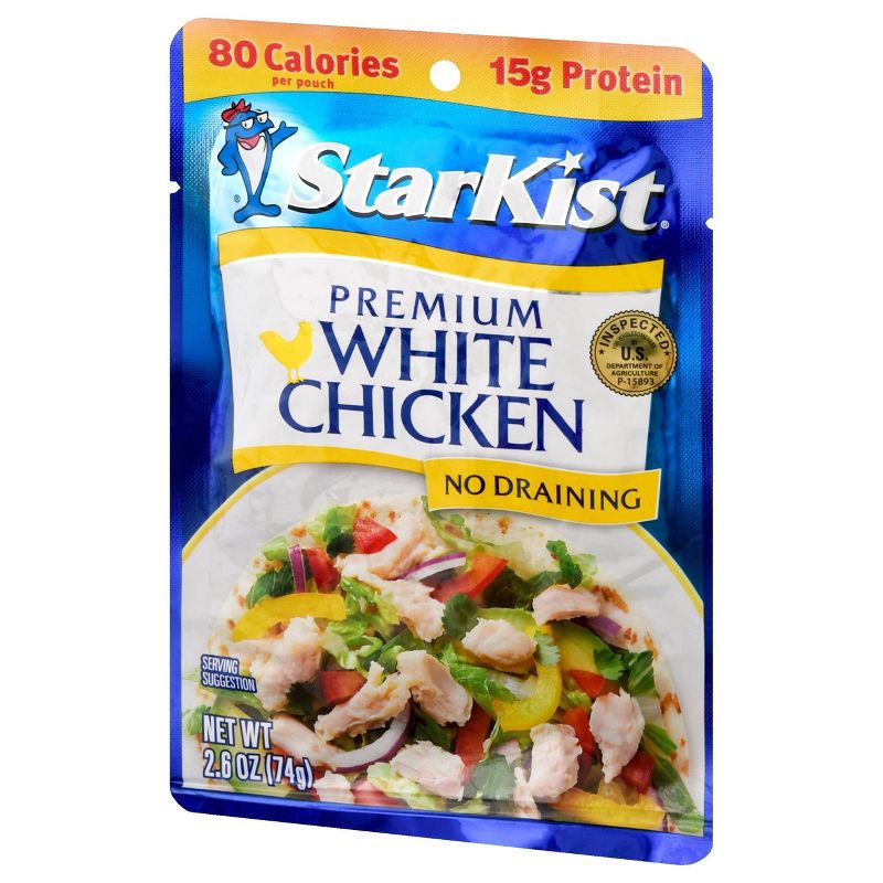 slide 3 of 9, Starkist Premium White Chicken - 2.6oz, 2.6 oz