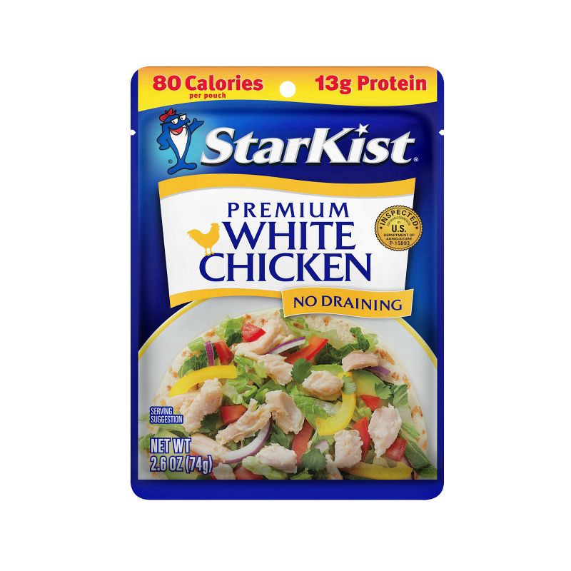 slide 5 of 9, Starkist Premium White Chicken - 2.6oz, 2.6 oz