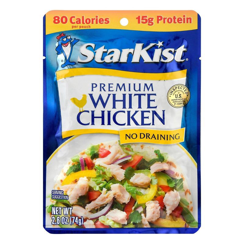 slide 1 of 9, Starkist Premium White Chicken - 2.6oz, 2.6 oz