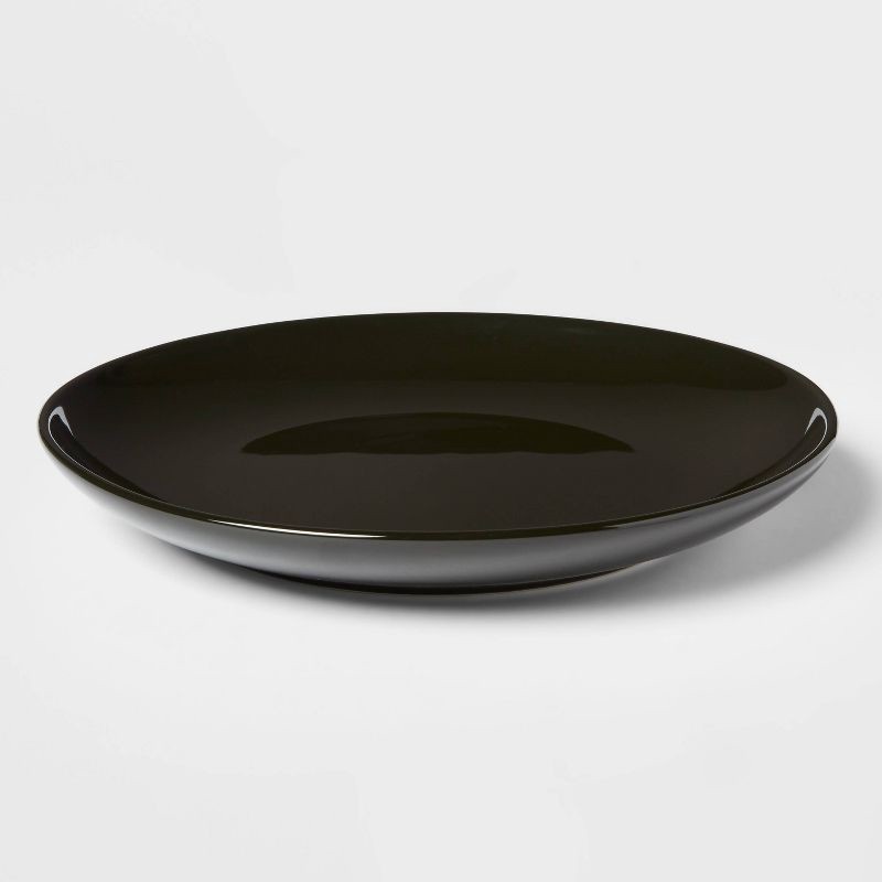 slide 3 of 3, 10" Stoneware Avesta Dinner Plate Black - Threshold™, 1 ct