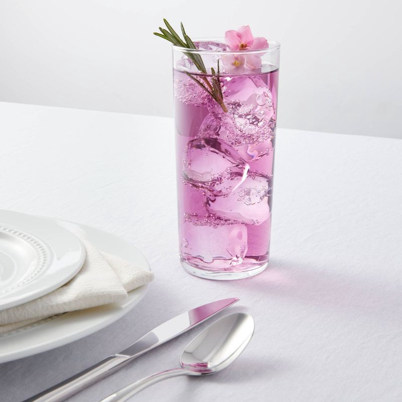 slide 2 of 3, 15oz Glass Asheboro Highball Glass - Threshold™, 15 oz