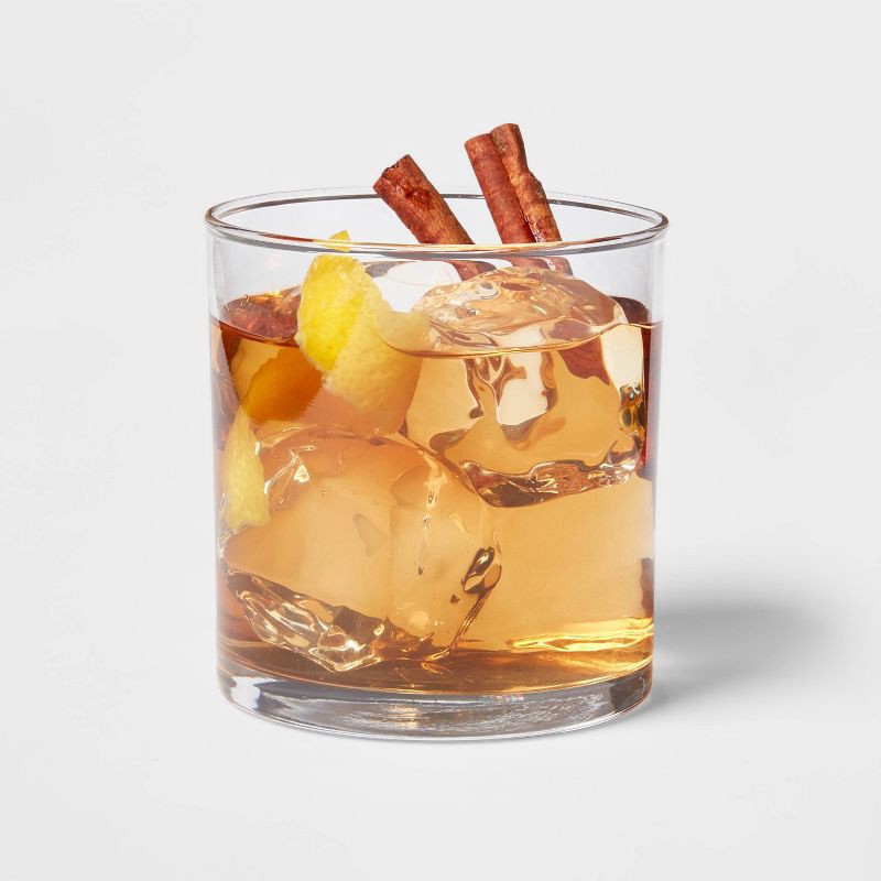 slide 3 of 3, 11oz Glass Asheboro Double Old Fashion Glass - Threshold™, 11 oz