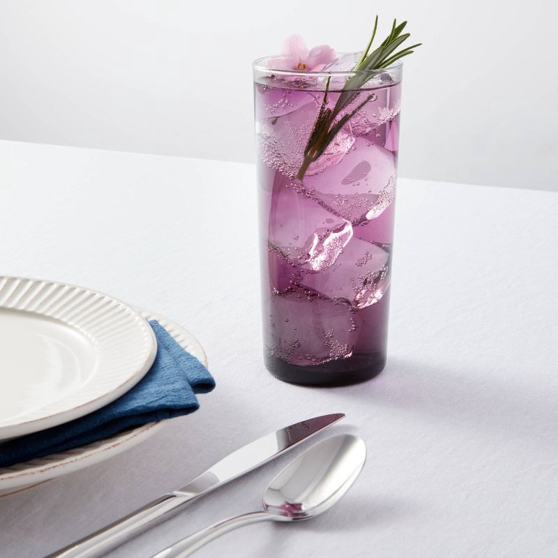 slide 2 of 3, 15oz Glass Asheboro Highball Glasses Gray - Threshold™, 15 oz