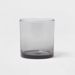 11oz Glass Asheboro Double Old Fashion Glass Gray - Threshold™