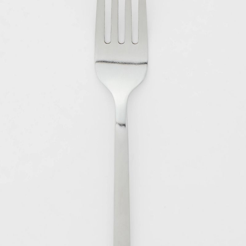 slide 3 of 3, 20pc Flatware Set Silver - Room Essentials™: Stainless Steel Silverware Set, Service for 4, Includes Forks, Spoons, Knives, 20 ct