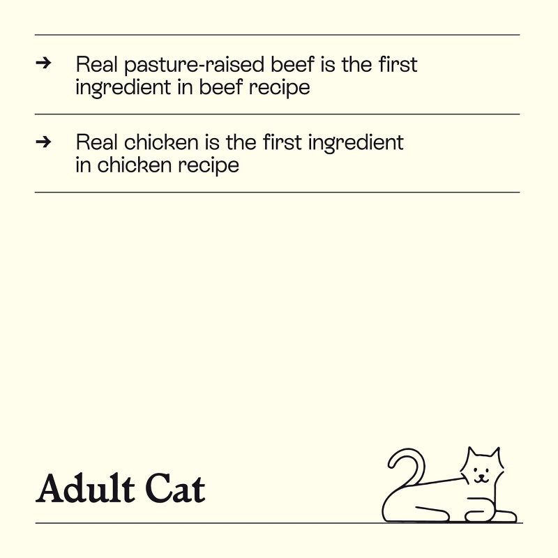 slide 5 of 8, Chicken and Beef Pate Variety Pack Wet Cat Food - Kindfull™ 36oz/12ct, 12 ct; 36 oz