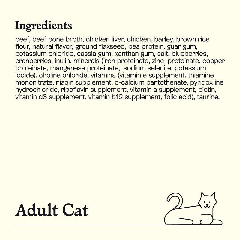 slide 6 of 8, Chicken and Beef Pate Variety Pack Wet Cat Food - Kindfull™ 36oz/12ct, 12 ct; 36 oz