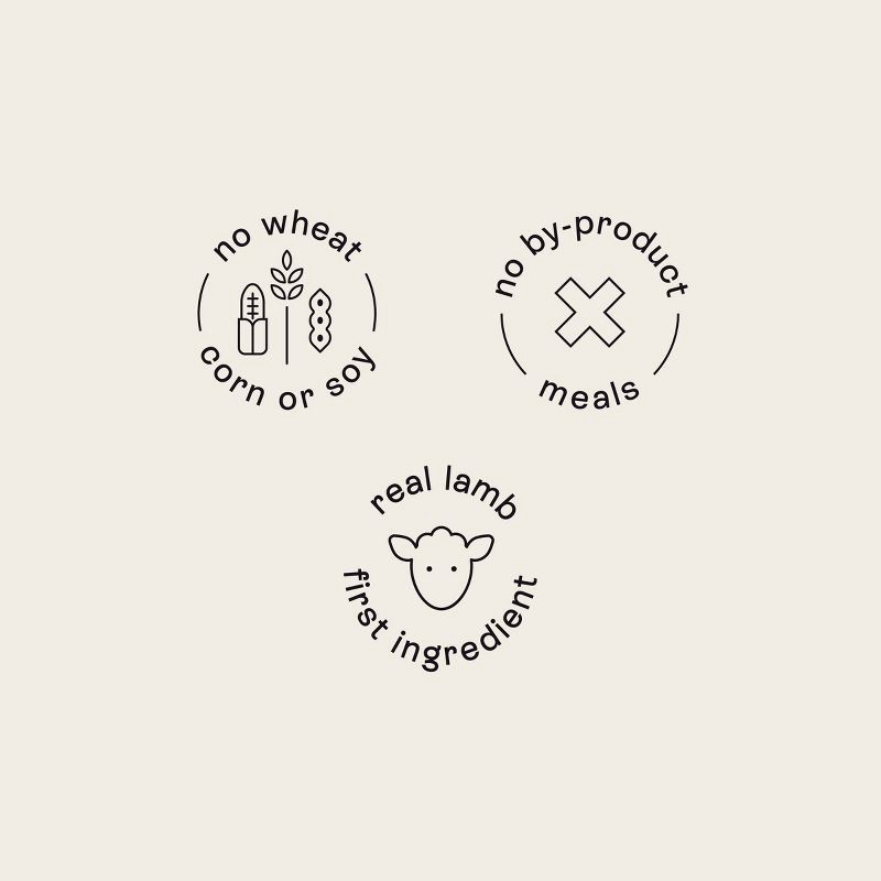 slide 8 of 8, Lamb & Brown Rice Recipe Dry Dog Food - 5lbs - Kindfull™, 5 lb