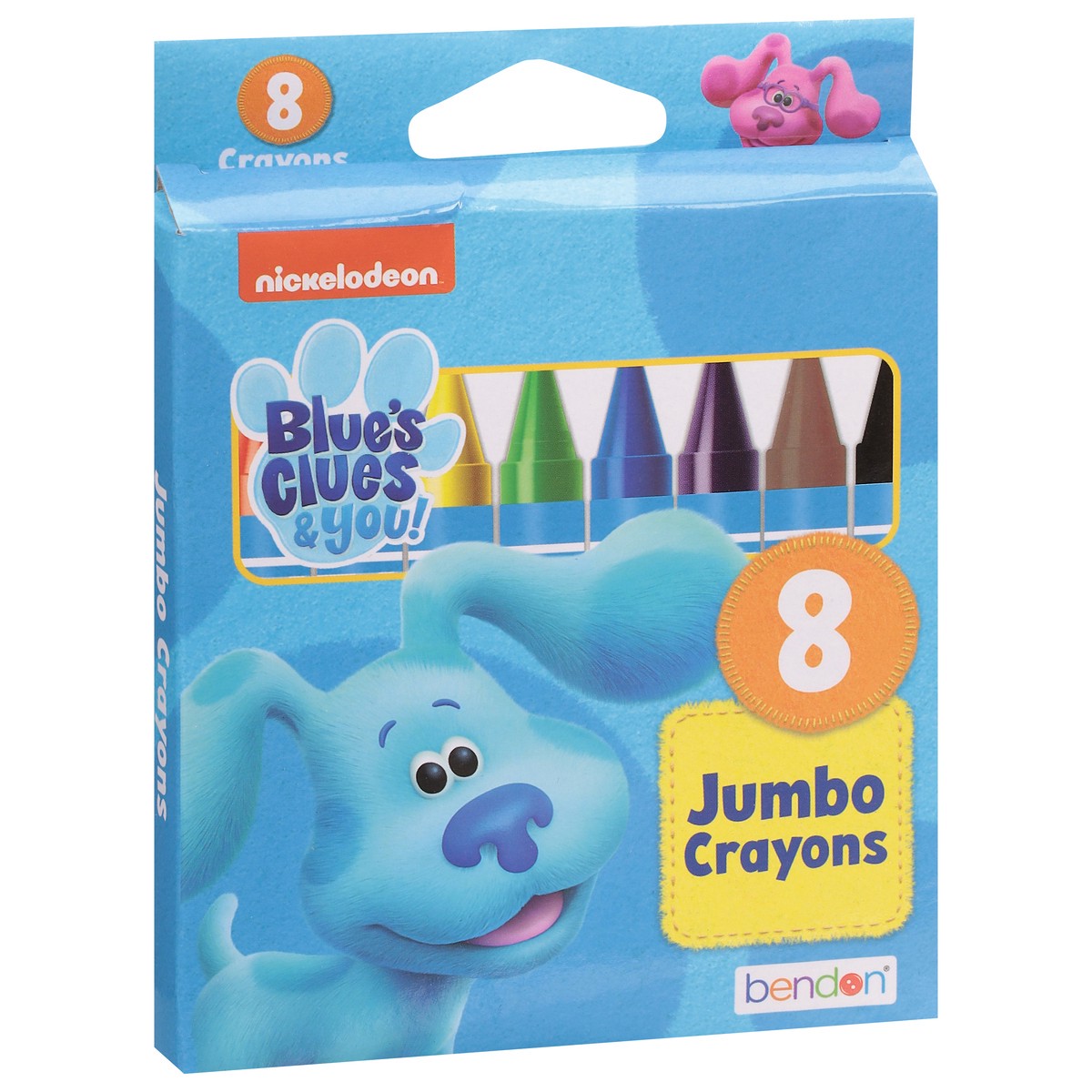 slide 2 of 9, Bendon Jumbo Crayons 8 ea, 1 ct
