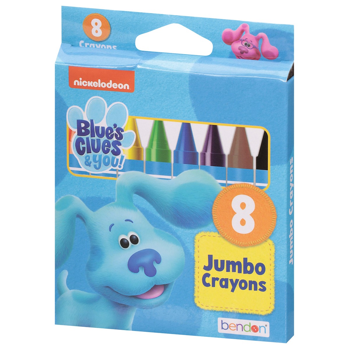 slide 3 of 9, Bendon Jumbo Crayons 8 ea, 1 ct
