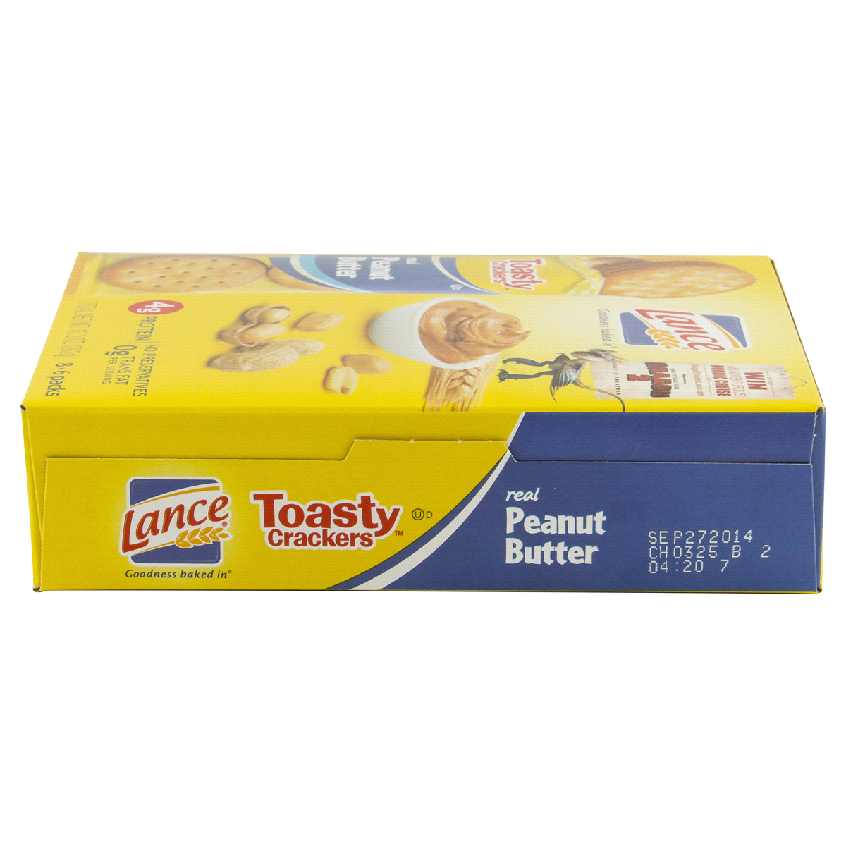 slide 6 of 6, Lance Toasty Peanut Butter Sandwich Crackers, 8 ct; 1.29 oz