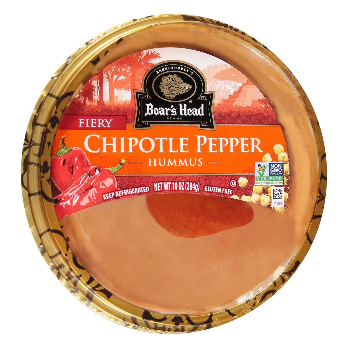 slide 2 of 9, Boar's Head Chipotle Pepper Hummus, 10 oz