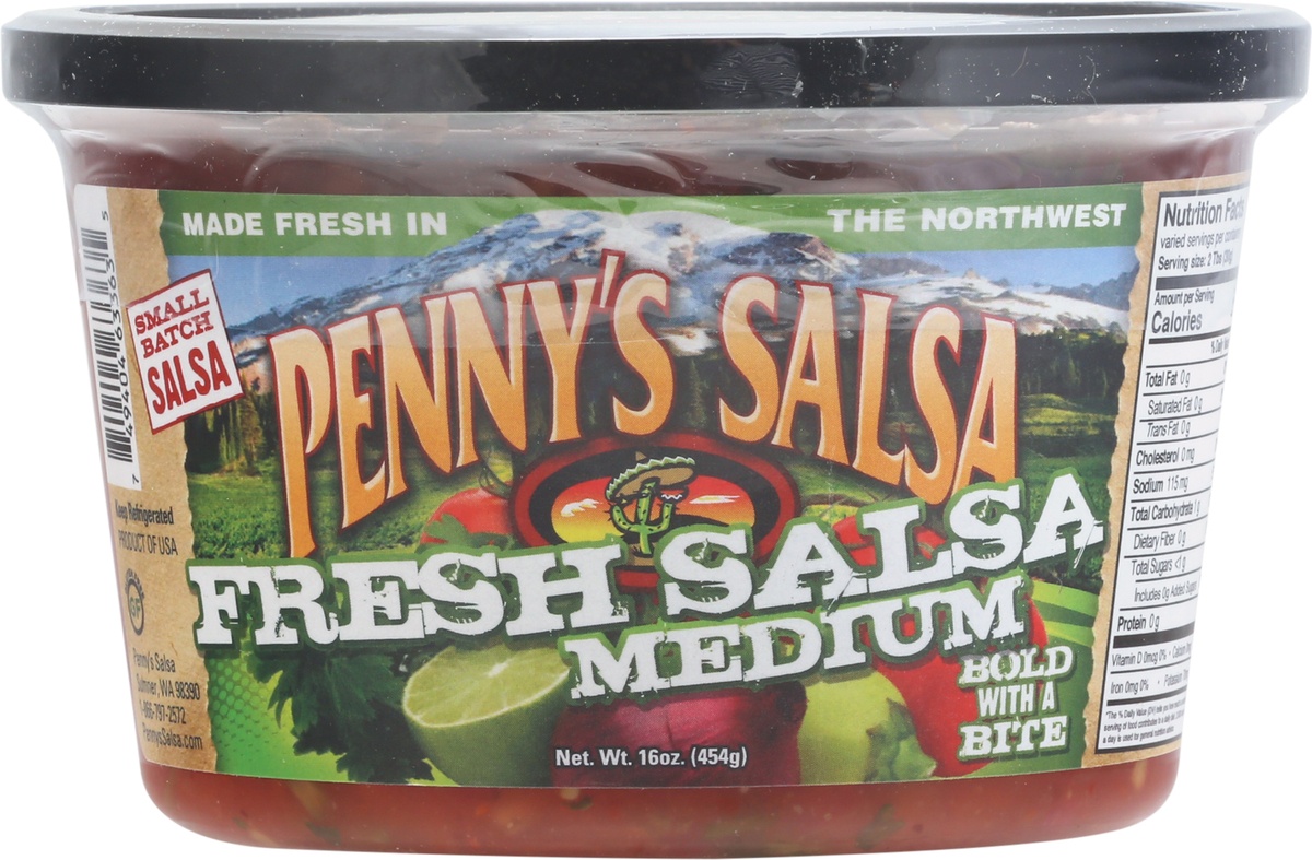 slide 8 of 9, Pennys Salsa Fresh Medium Salsa 16 oz, 16 oz