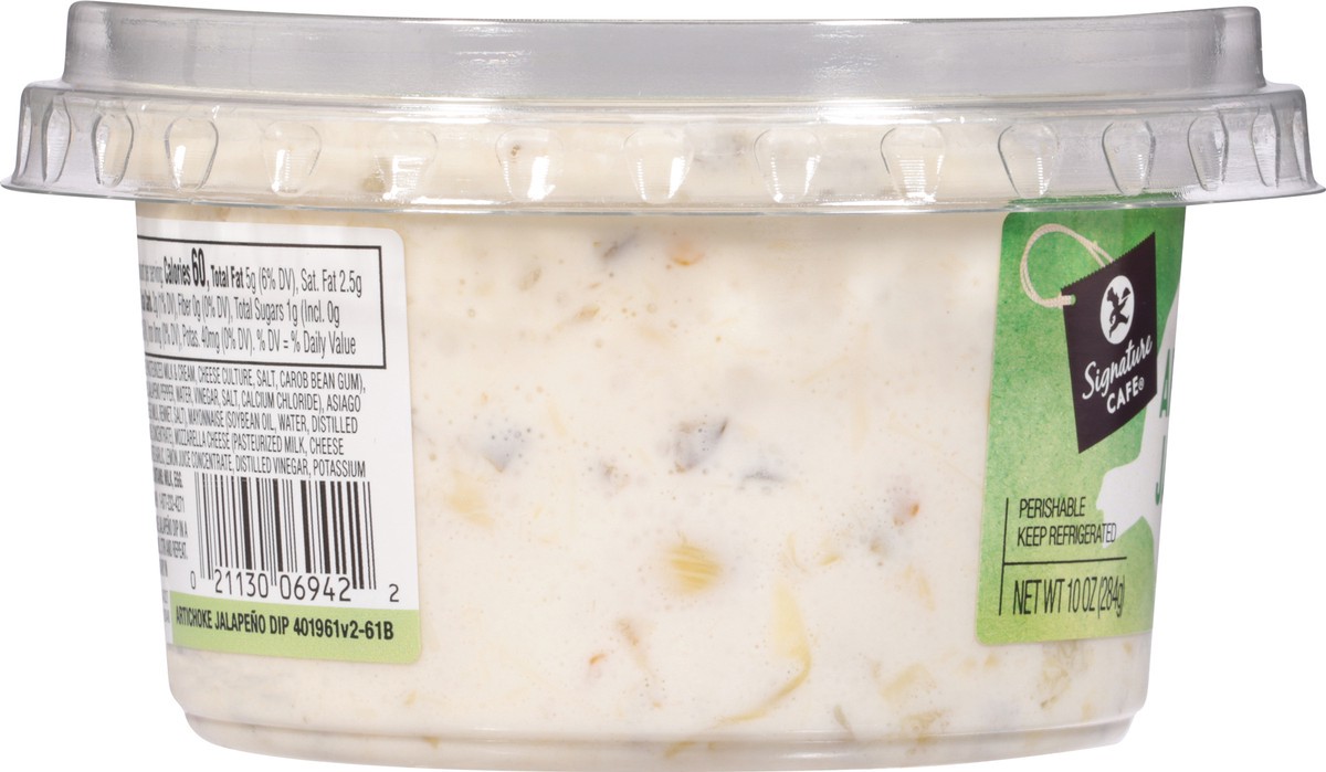 slide 7 of 9, Signature Select Hot Artichoke Jalapeno Dip 10 oz, 