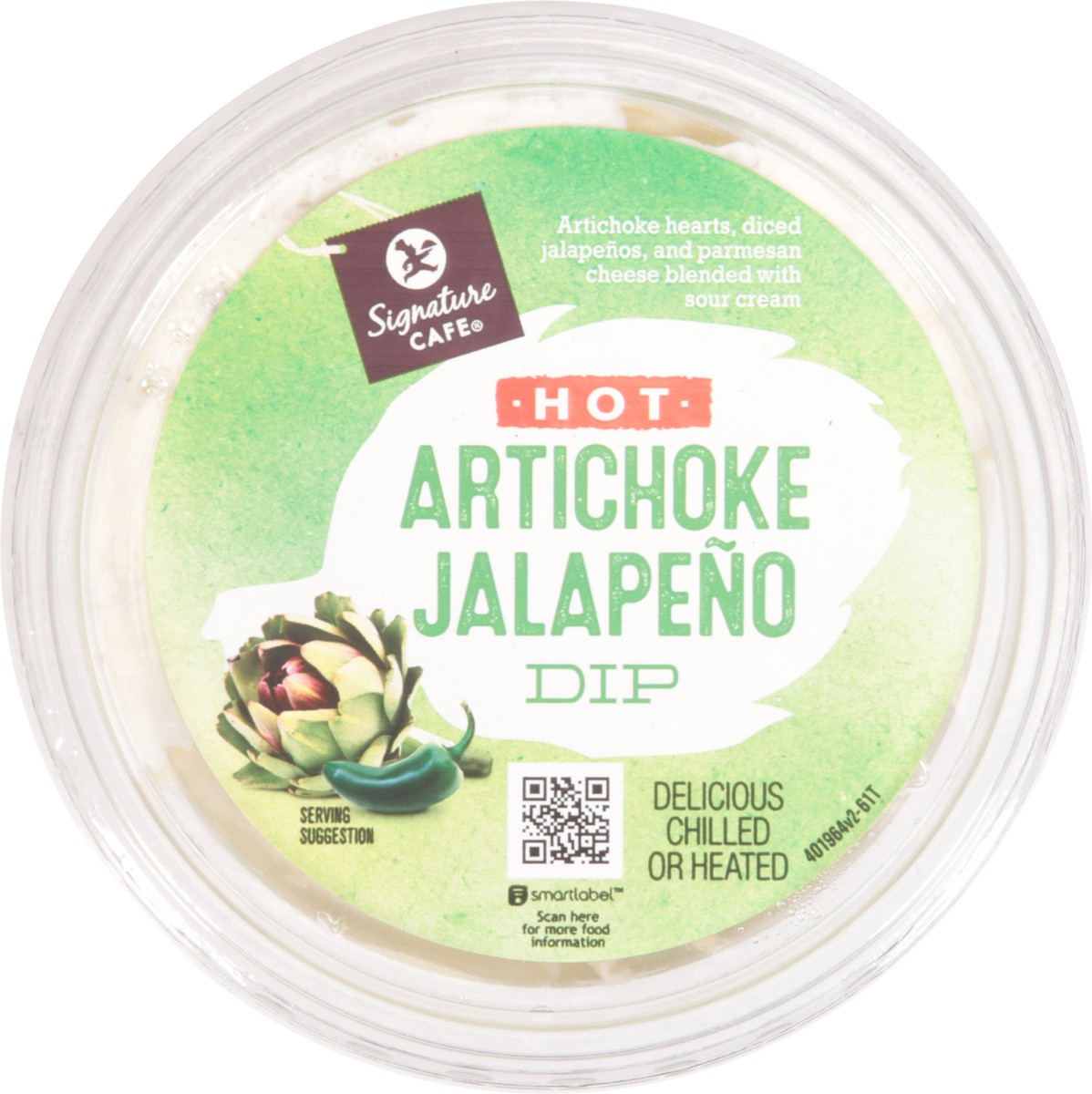 slide 9 of 9, Signature Select Hot Artichoke Jalapeno Dip 10 oz, 