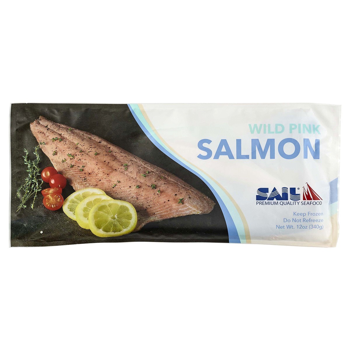 slide 1 of 5, Sail Wild Pink Salmon, 12 oz, 12 oz