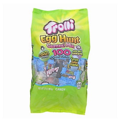 slide 1 of 1, Ferrara Trolli Easter Egg Hunt Gummi Mix, 32 oz