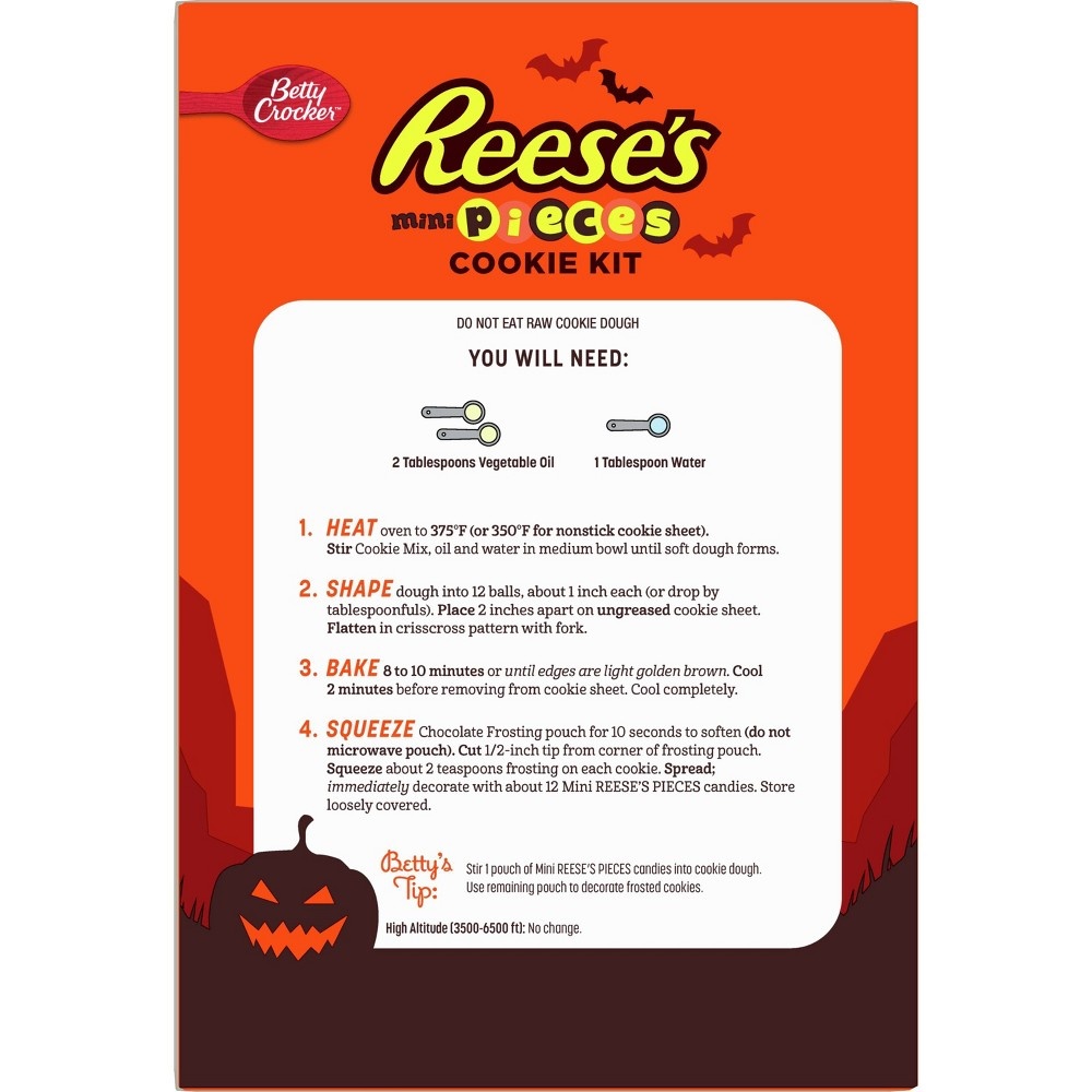 slide 5 of 9, Betty Crocker Betty Croker Halloween Reese's Cookie Bat Kit - 13.31oz, 13.31 oz