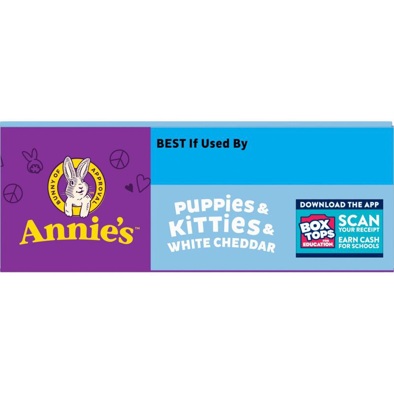 slide 7 of 7, Annie's Puppies & Kitties & White Cheddar Mac and Cheese - 6oz, 6 oz