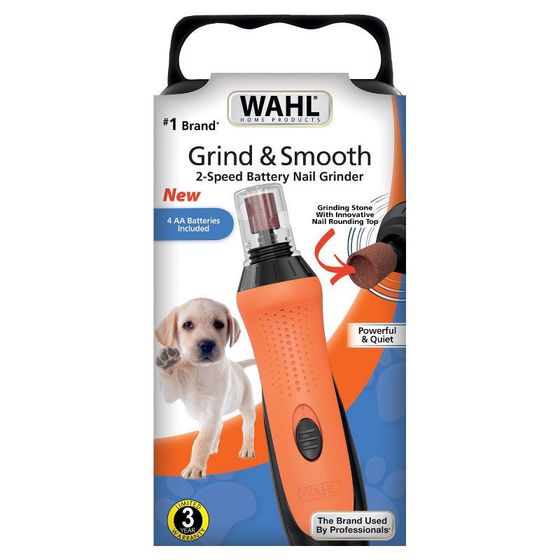 slide 6 of 7, Wahl Grind and Smooth Cordless Battery Dog and Cat Nail Grinder Kit, 1 ct