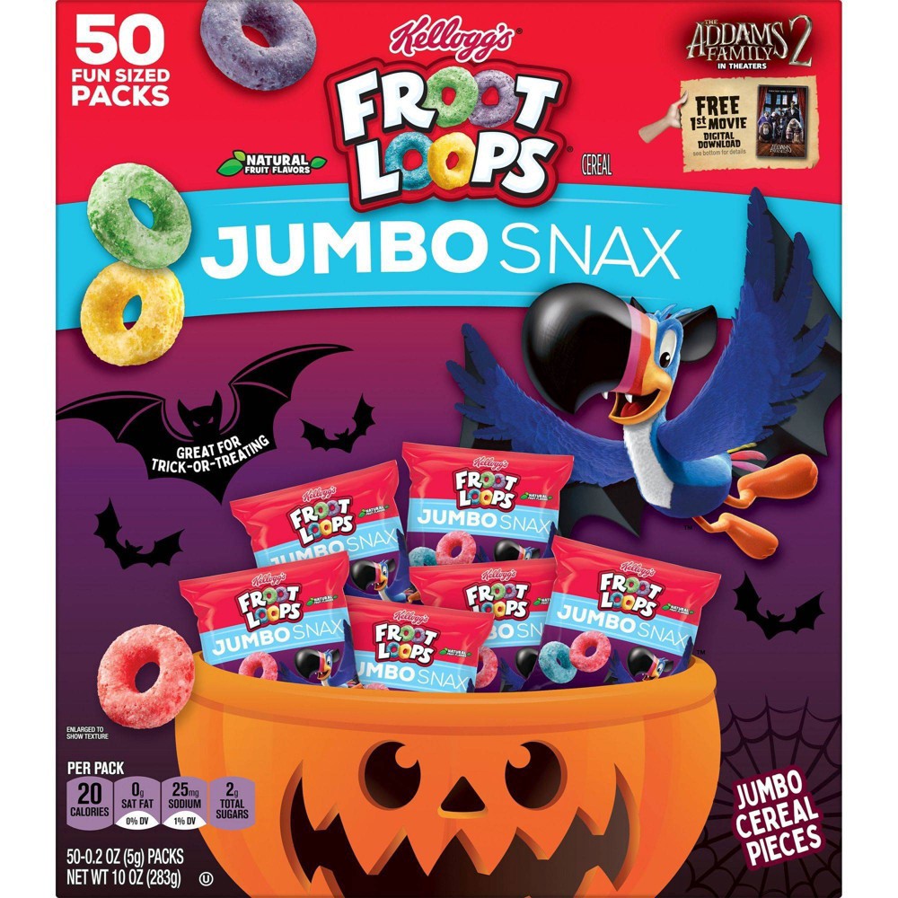 Froot Loops Halloween Jumbo Snax - 11.01oz 11.01 oz | Shipt