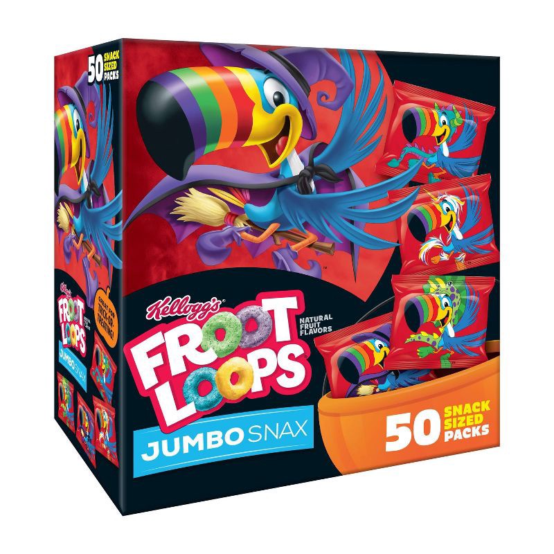 slide 1 of 1, Froot Loops Halloween Jumbo Snax - 11.01oz, 11.01 oz