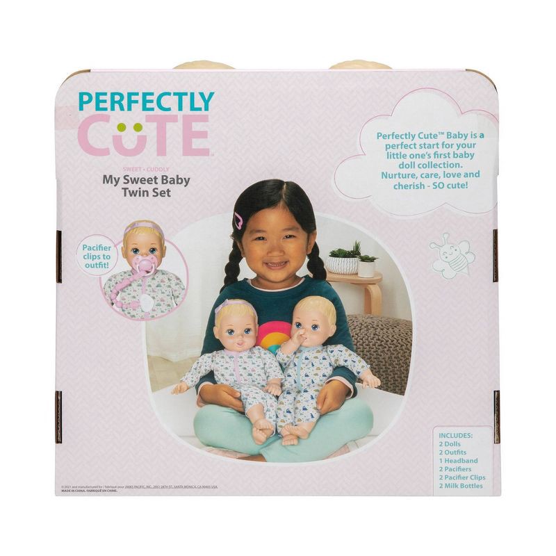 slide 8 of 8, Perfectly Cute Boy Girl Twins Blonde Hair - Blue Eyes, 1 ct