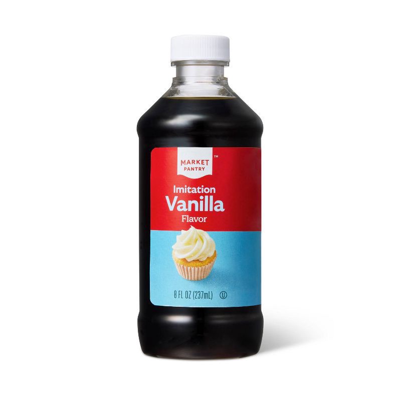 slide 1 of 3, Imitation Vanilla Flavor - 8 fl oz - Market Pantry™, 8 fl oz