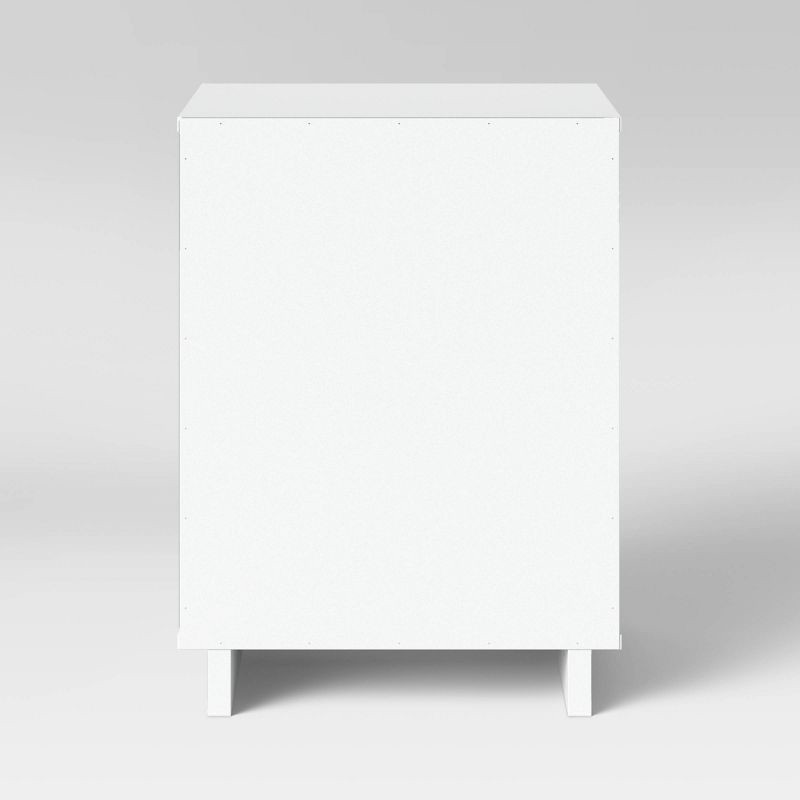 slide 3 of 6, Modern Nightstand White - Room Essentials™, 1 ct
