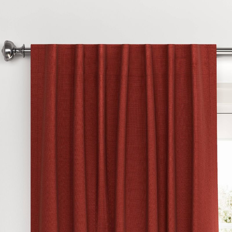 slide 1 of 4, 50"x84" Blackout Velvet Window Curtain Panel Copper - Threshold™: Recycled Polyester, Solid, Lined, OEKO-TEX Certified, 1 ct