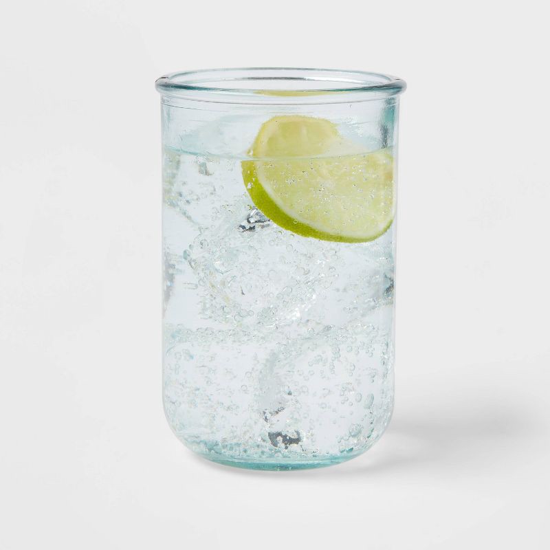 slide 4 of 4, 12pc Glass Potomac Double Old-Fashioned Assorted Tumbler Set - Threshold™: Recycled Glassware Set, Dishwasher-Safe, 12 ct