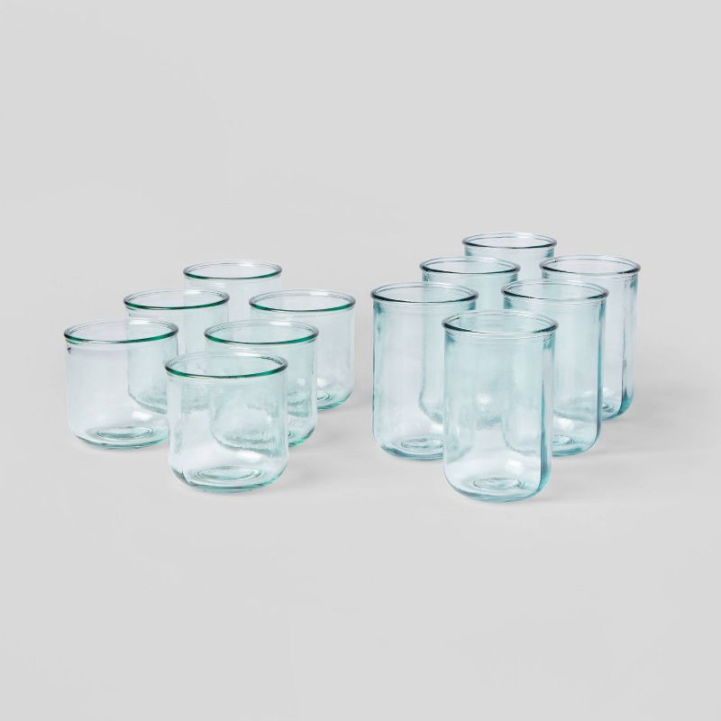 12pc Glass Tall and Short Tumbler Set - Threshold™