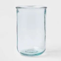 14oz Glass Potomac Tall Tumbler - Threshold™: Recycled Glass Drinking Cup, Dishwasher-Safe, Traditional Style