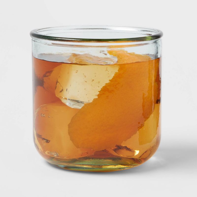 slide 3 of 3, 12oz Glass Potomac Double Old-Fashioned Tumbler - Threshold™: Recycled Glass, Dishwasher-Safe, Drinkware, 12 oz