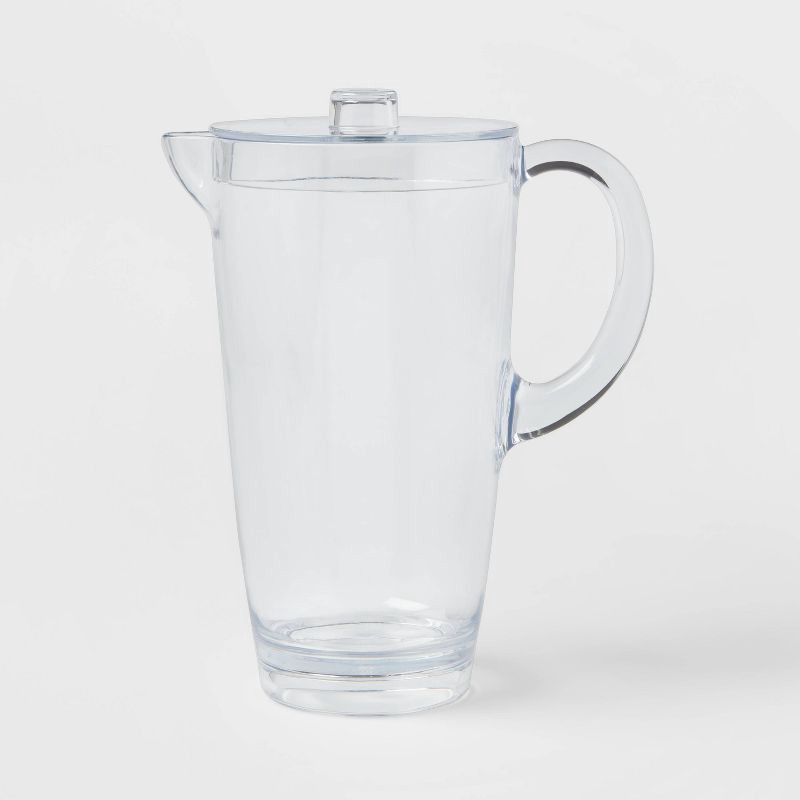 slide 1 of 4, 69oz Tritan Plastic Lancashire Classic Beverage Pitcher with Lid - Threshold™, 69 oz