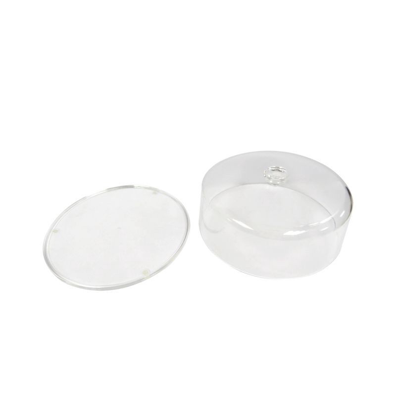 slide 8 of 9, 12" Plastic Cake Tray with Lid - Room Essentials™: Round Dessert & Bakery Tray, Dishwasher-Safe, Clear, 1 ct
