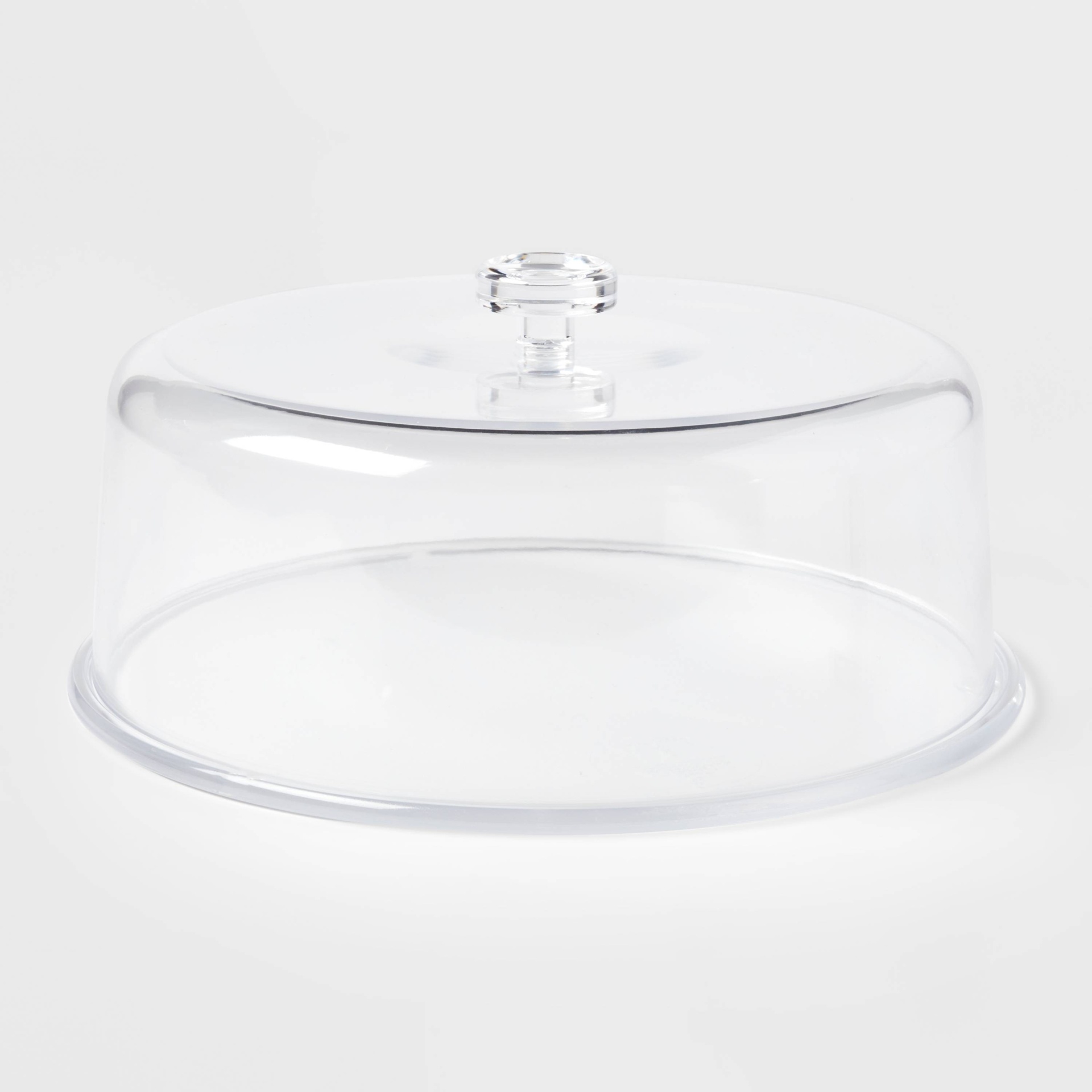 slide 1 of 3, 12" Plastic Cake Tray with Lid - Room Essentials, 1 ct