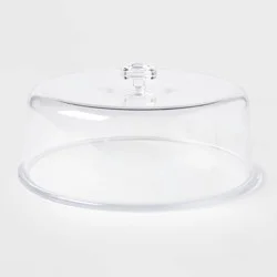 12" Plastic Cake Tray with Lid - Room Essentials™: Round Dessert & Bakery Tray, Dishwasher-Safe, Clear