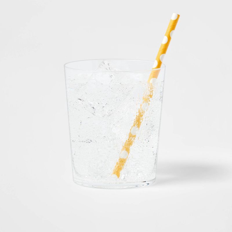 slide 2 of 3, 12.6oz Plastic Short Tumbler - Room Essentials™: Reusable Clear Cup, Dishwasher Safe Drinkware, 12.6 oz