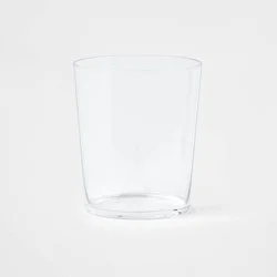 12.6oz Plastic Short Tumbler - Room Essentials™: Reusable Clear Cup, Dishwasher Safe Drinkware