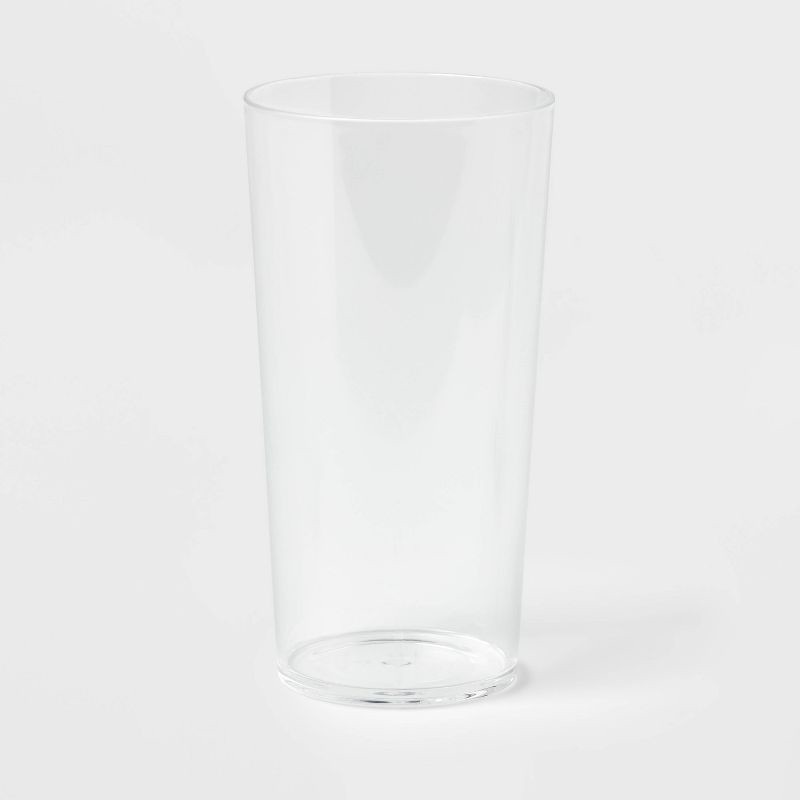 slide 1 of 3, 18oz Plastic Tall Tumbler - Room Essentials™: Reusable Drinkware, Dishwasher-Safe, Cold Beverages, 18 oz