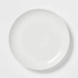 10" Stoneware Westfield Dinner Plate White - Threshold™