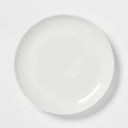 10" Stoneware Westfield Dinner Plate White - Threshold™