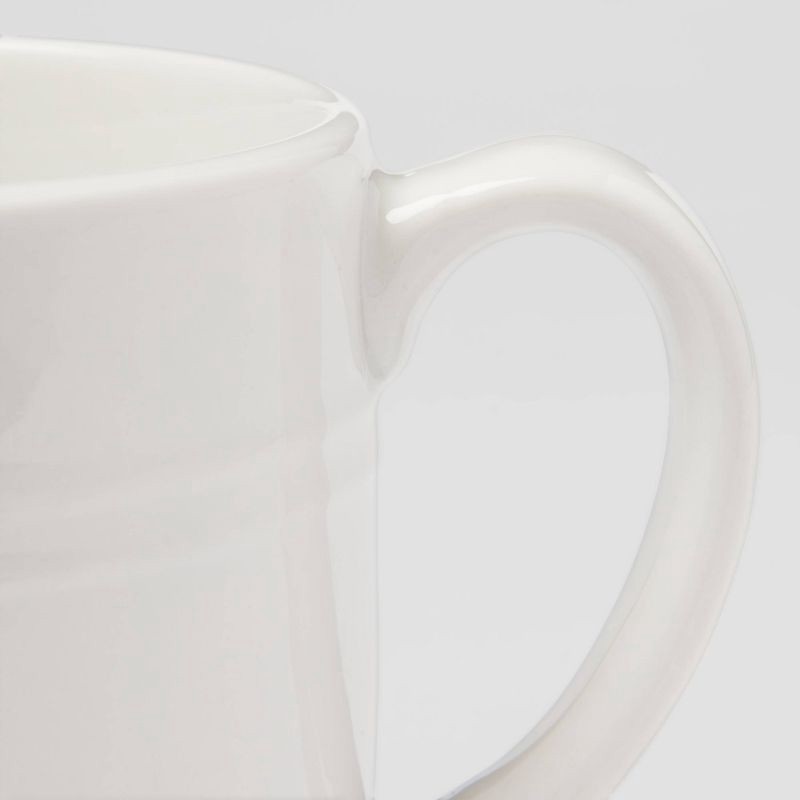 slide 3 of 3, 15oz Stoneware Westfield Mug White - Threshold™, 15 oz